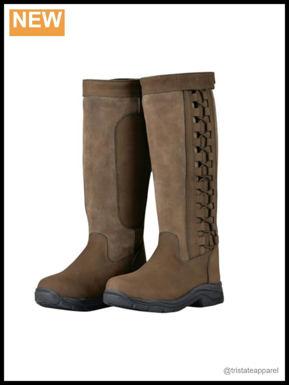 Dublin Pinnacle Boots III Waterproof Equestrian Knee High Leather Riding Boots